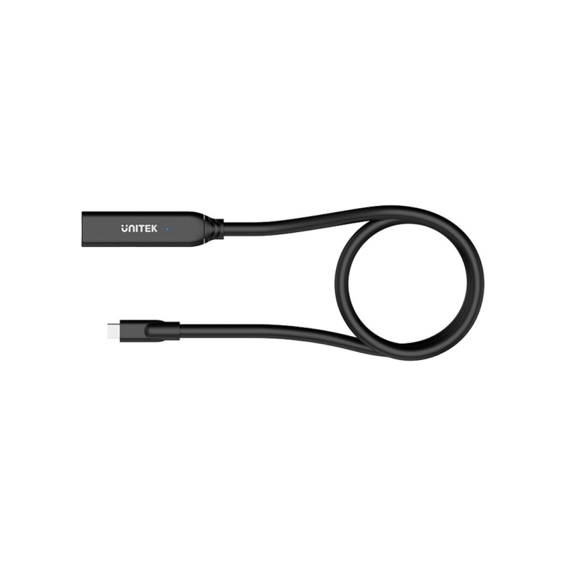 UNITEK EXTENSION CABLE USB-C 10GBPS, 5M, BLACK
