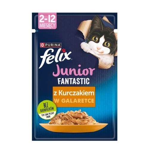 Felix Fanstastic Junior - wet cat food - 85 g Felix Fanstastic Junior - wet cat food - 85 g