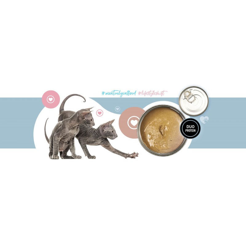 3COTY 41. Turkey and chicken for kittens - wet cat food - 180g 3COTY 41. Turkey and chicken for kittens - wet cat food - 180g