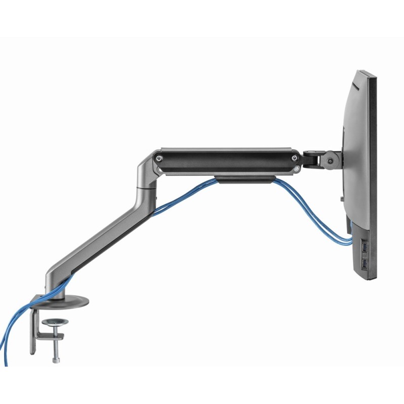 Gembird MA-DA1-05 Desk mounted adjustable monitor arm, 17”-32”, up to 9 kg, space grey Gembird MA-DA1-05 Desk mounted adjustable monitor arm, 17”-32”, up to 9 kg, space grey