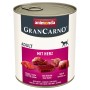ANIMONDA GranCarno Adult with hearts - wet dog food - 800g
