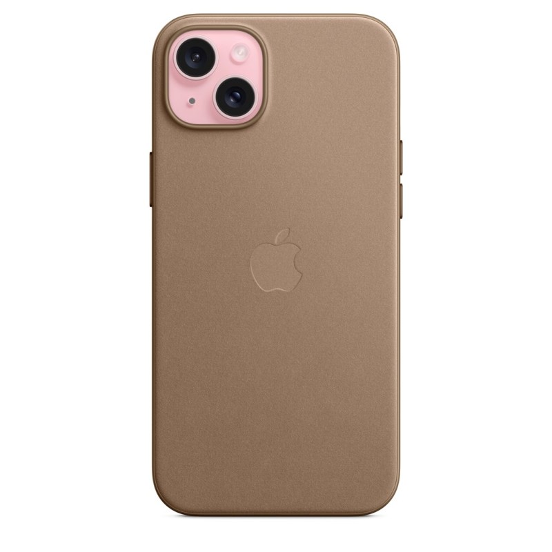 Apple iPhone 15 Plus FineWoven Case with MagSafe - Taupe Apple iPhone 15 Plus FineWoven Case with MagSafe - Taupe