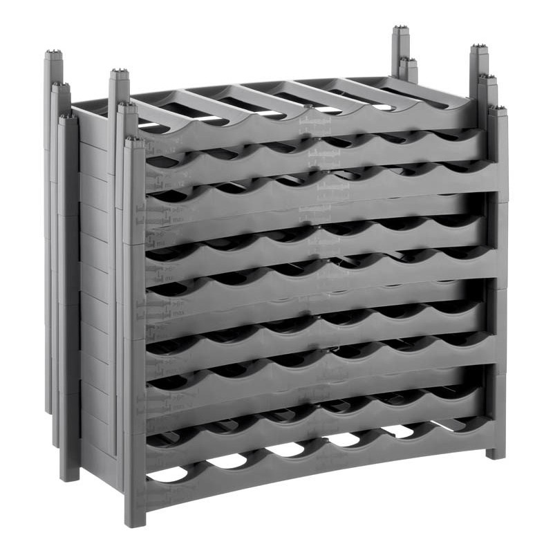 Rotho VARIO Tabletop wine rack 6 bottle(s) Grey Rotho VARIO Tabletop wine rack 6 bottle(s) Grey