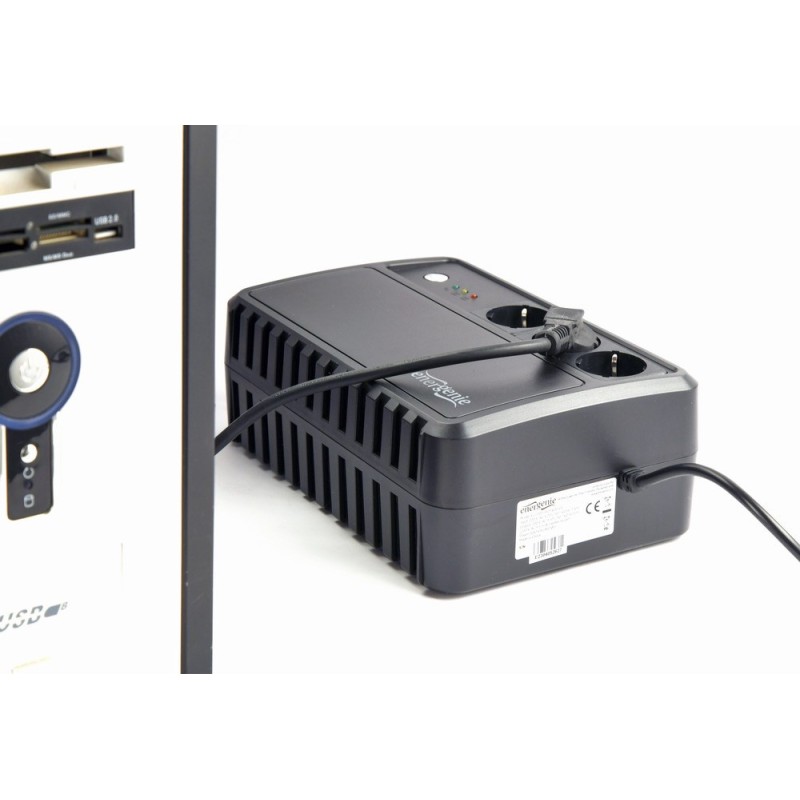 Gembird EG-UPS-3SDT600-01 uninterruptible power supply (UPS) Line-Interactive 0.6 kVA 360 W 3 AC outlet(s) Gembird EG-UPS-3SDT600-01 uninterruptible power supply (UPS) Line-Interactive 0.6 kVA 360 W 3 AC outlet(s)