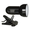 Activejet Clip-on desk lamp, black, metal, E27 thread Activejet Clip-on desk lamp, black, metal, E27 thread