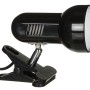 Activejet Clip-on desk lamp, black, metal, E27 thread