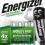 ENERGIZER BATTERY Accu Recharge Power Plus 700 mAh AAA HR3/4 Rechargeable, 4 pieces