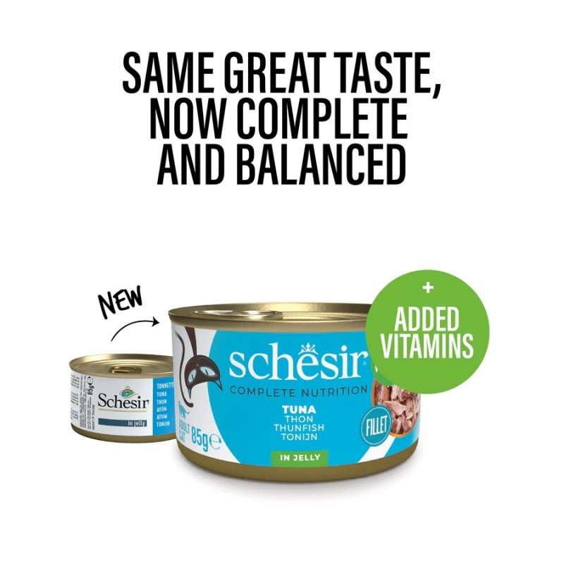 SCHESIR Tuna in jelly - wet cat food - 6x50g SCHESIR Tuna in jelly - wet cat food - 6x50g