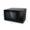 Esperanza EKO009 microwave Countertop Solo microwave 20 L 700 W Black Esperanza EKO009 microwave Countertop Solo microwave 20 L 700 W Black