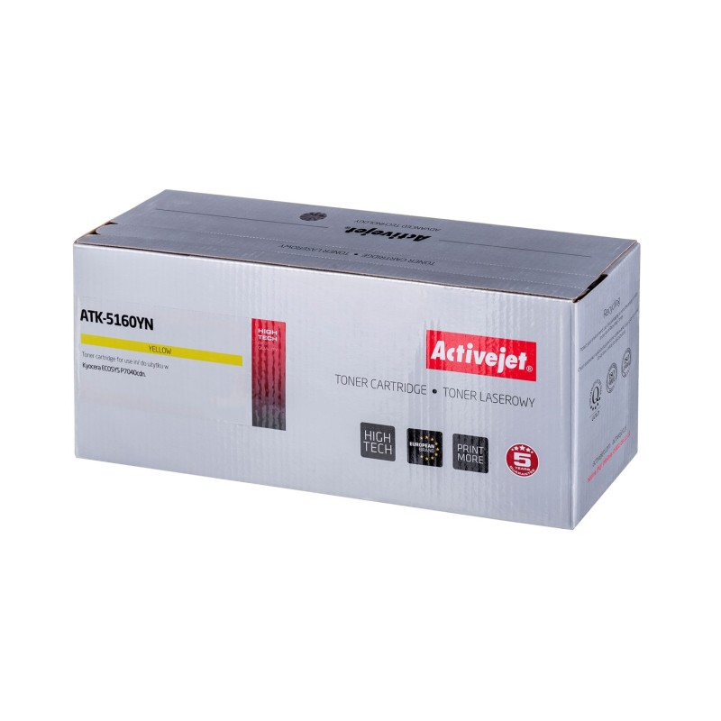 Activejet ATK-5160YN toner (replacement for Kyocera TK-5160Y; Supreme; 12000 pages; yellow) Activejet ATK-5160YN toner (replacement for Kyocera TK-5160Y; Supreme; 12000 pages; yellow)