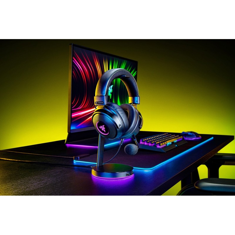 Razer Kraken V3 HyperSense Headset Wired Head-band Gaming USB Type-A Black Razer Kraken V3 HyperSense Headset Wired Head-band Gaming USB Type-A Black
