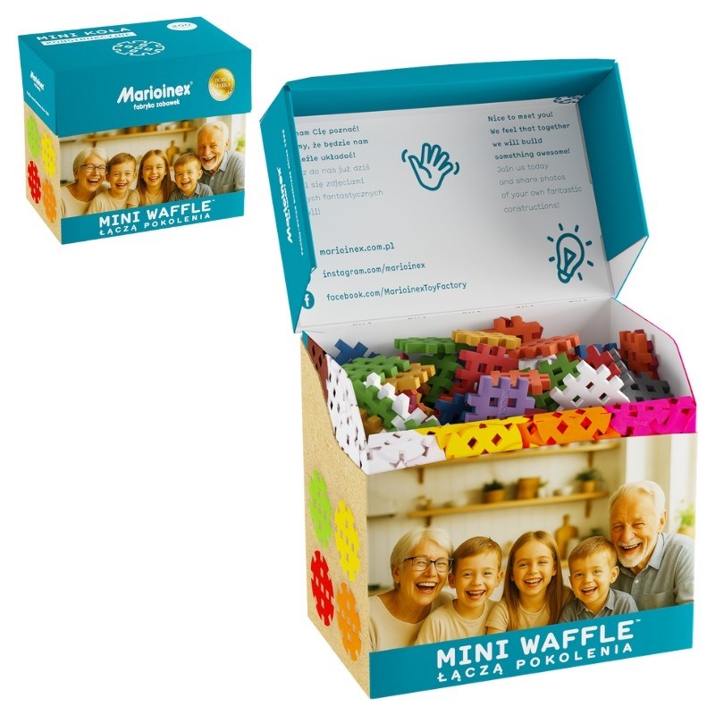 MARIOINEX Mini Waffle Building Blocks Senior Set, 200 pieces MARIOINEX Mini Waffle Building Blocks Senior Set, 200 pieces