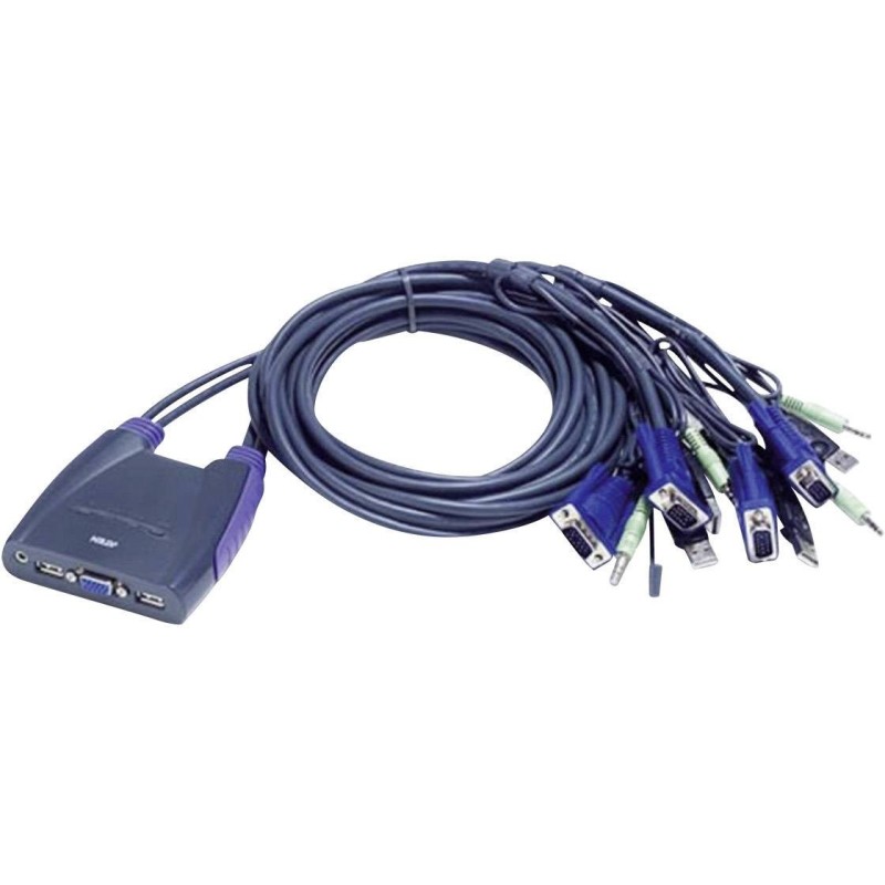 ATEN 4-Port USB VGA KVM Switch with Audio