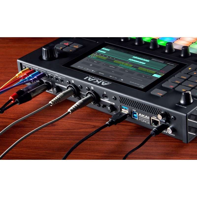 AKAI FORCE Standalone music production station Sampler MIDI USB Black AKAI FORCE Standalone music production station Sampler MIDI USB Black