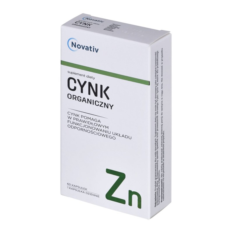 Novativ Organic Zinc 60 capsules Novativ Organic Zinc 60 capsules