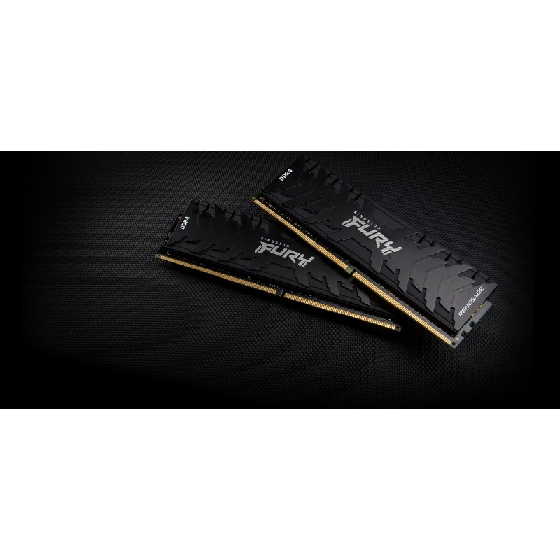 Kingston Technology FURY 32GB 3600MT/s DDR4 CL16 DIMM (Kit of 2) 1Gx8 Renegade Black Kingston Technology FURY 32GB 3600MT/s DDR4 CL16 DIMM (Kit of 2) 1Gx8 Renegade Black