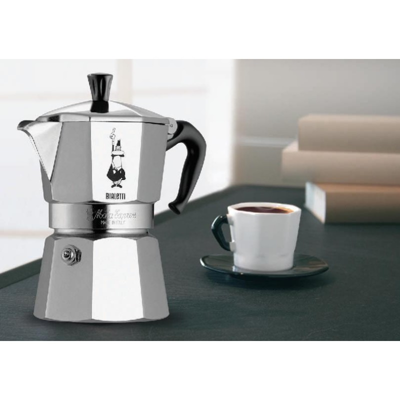 Bialetti Moka Express Moka pot 0.55 L Black, Silver