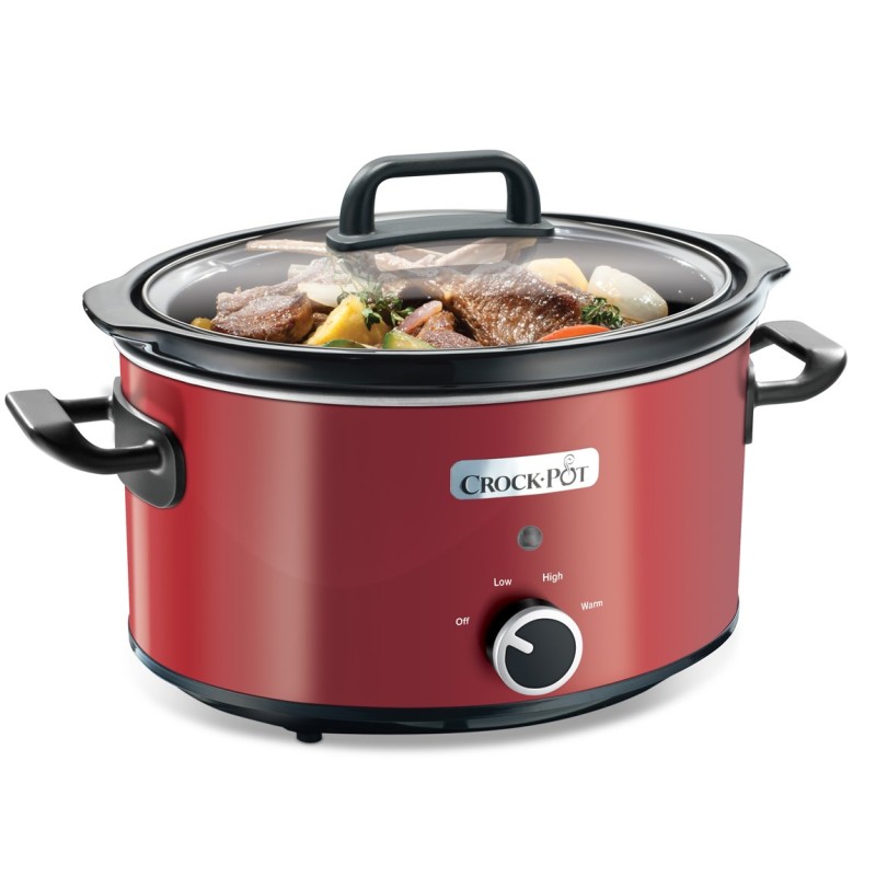 Crock-Pot SCV400RD slow cooker 3.5 L Black, Red Crock-Pot SCV400RD slow cooker 3.5 L Black, Red