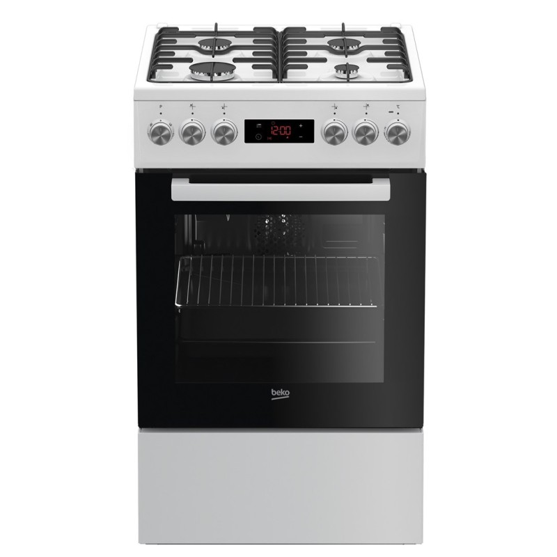 Beko FSE52320DWD cooker Freestanding cooker Gas White A Beko FSE52320DWD cooker Freestanding cooker Gas White A