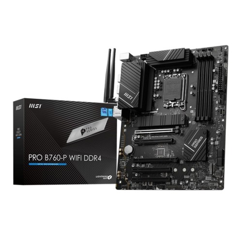 MSI PRO B760-P WIFI DDR4 motherboard LGA 1700 ATX MSI PRO B760-P WIFI DDR4 motherboard LGA 1700 ATX
