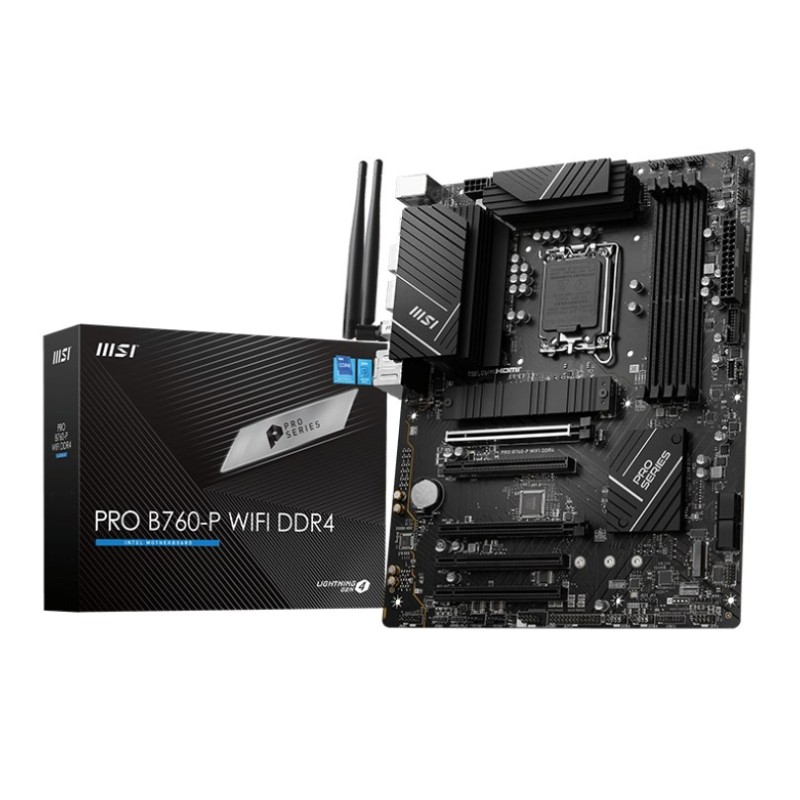 MSI PRO B760-P WIFI DDR4 motherboard LGA 1700 ATX