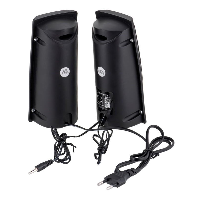 Esperanza EP110 loudspeaker 2-way 6 W Black Wired Esperanza EP110 loudspeaker 2-way 6 W Black Wired