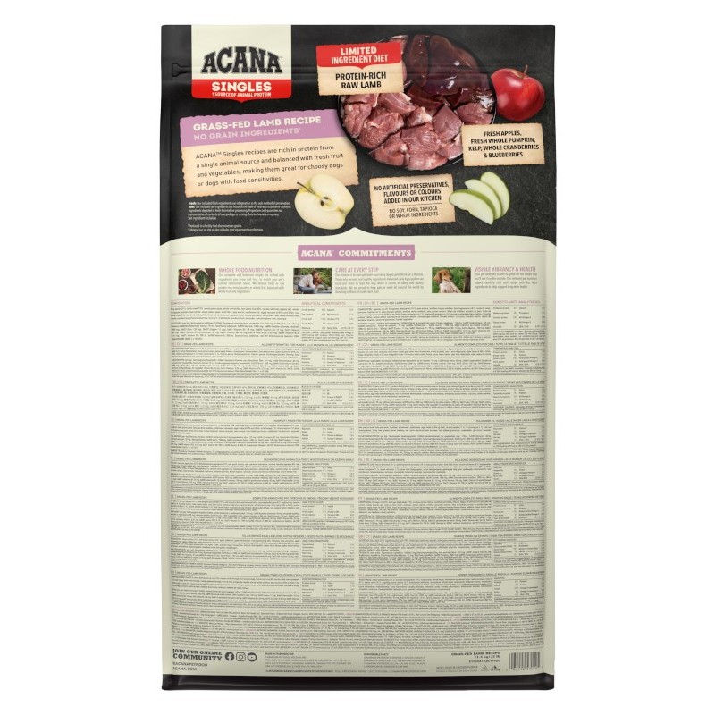 Acana Singles Grass-Fed Lamb 11.4 kg Acana Singles Grass-Fed Lamb 11.4 kg