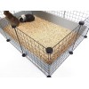 C&C modular cage 5x2 pig rabbit hedgehog silver 180 x 75 x 37 cm C&C modular cage 5x2 pig rabbit hedgehog silver 180 x 75 x 37 cm