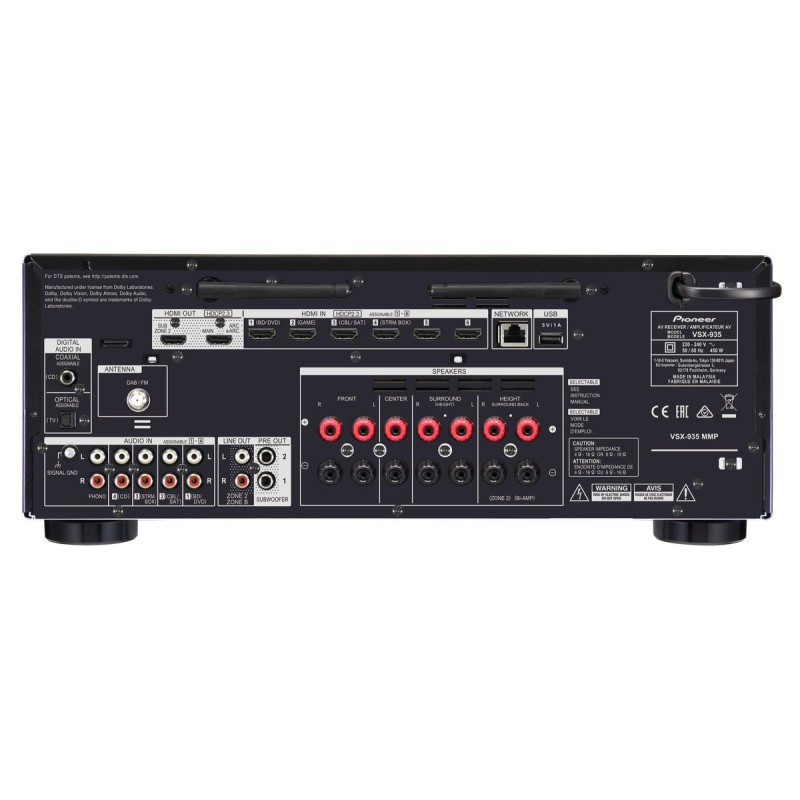 Pioneer VSX-935-B Home Cinema Receiver Black