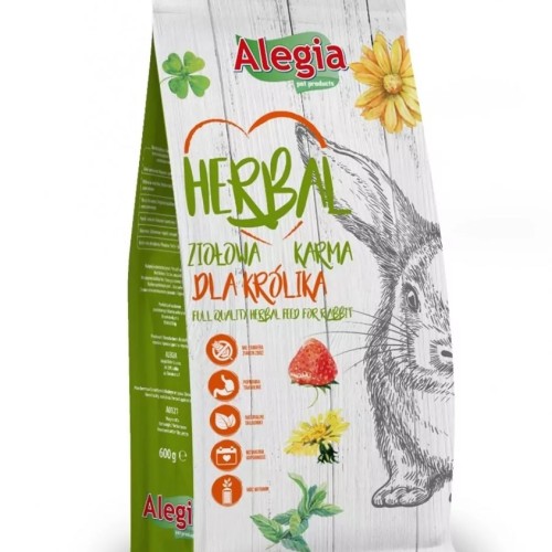 ALEGIA Herbal dry rabbit food - 600g ALEGIA Herbal dry rabbit food - 600g