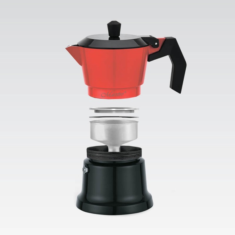 Maestro aluminium coffee machine MR-1657-6 Maestro aluminium coffee machine MR-1657-6