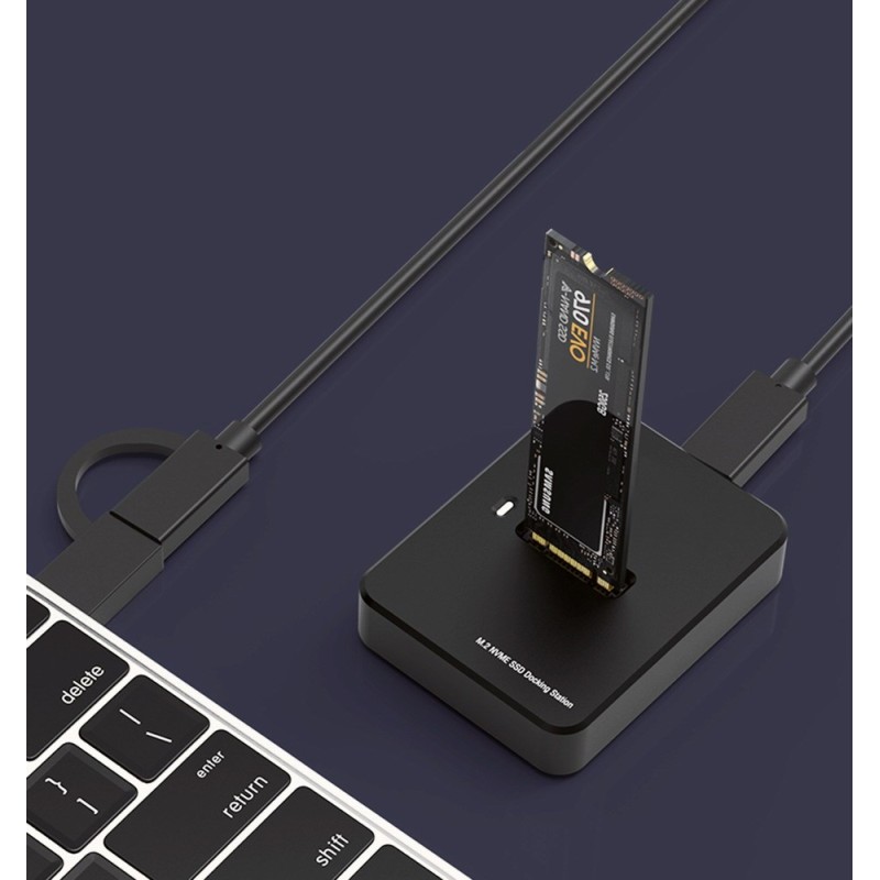 Gembird DD-U3M2 storage drive docking station USB 3.2 Gen 1 (3.1 Gen 1) Type-C Black Gembird DD-U3M2 storage drive docking station USB 3.2 Gen 1 (3.1 Gen 1) Type-C Black
