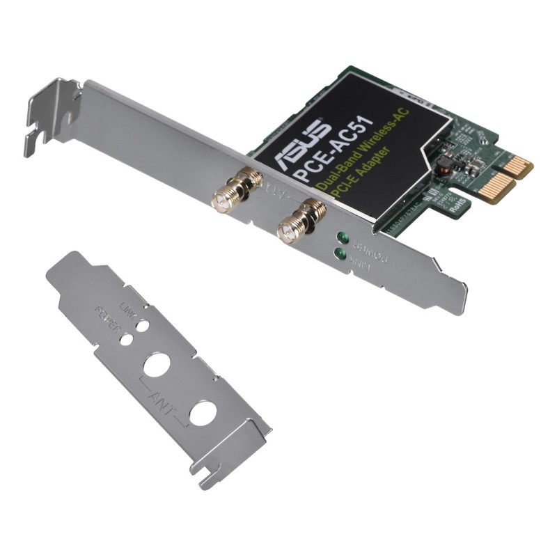 ASUS PCE-AC51 WLAN 433 Mbit/s ASUS PCE-AC51 WLAN 433 Mbit/s