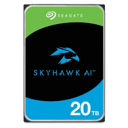 Seagate SkyHawk AI internal hard drive 20 TB 7200 RPM 512 MB 3.5 Seagate SkyHawk AI internal hard drive 20 TB 7200 RPM 512 MB 3.5