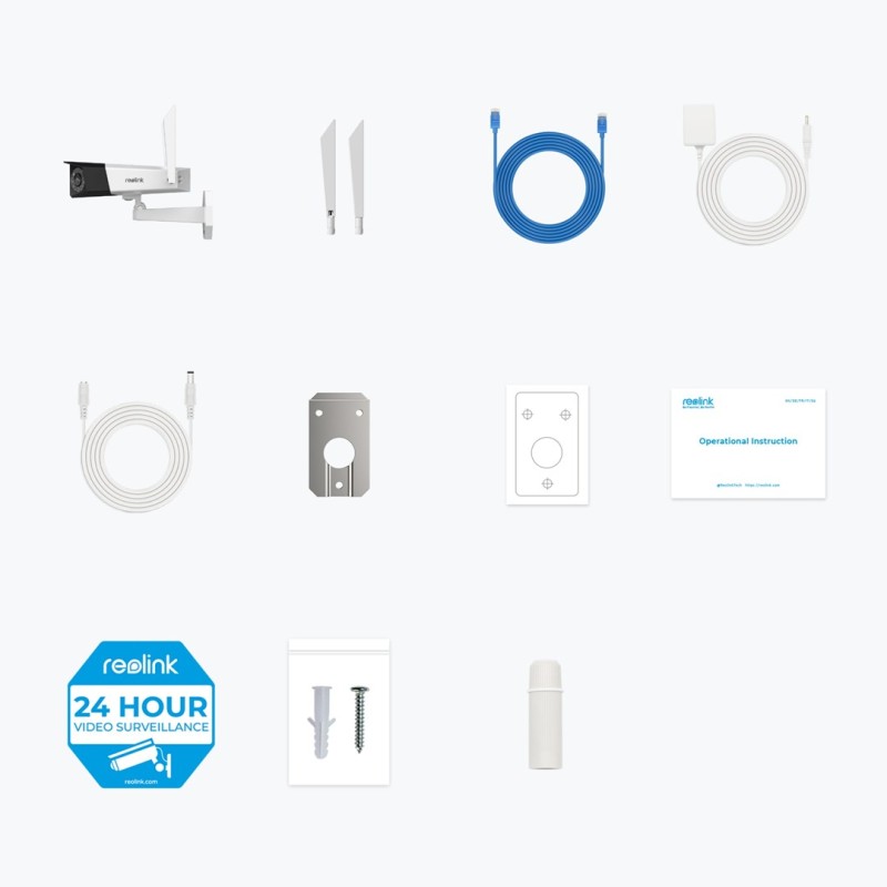 Reolink Duo Series W730 - 4K Outdoor Wi-Fi Camera, Dual-Lens, 180° Panoramic View, Person/Vehicle/Animal Detection Reolink Duo Series W730 - 4K Outdoor Wi-Fi Camera, Dual-Lens, 180° Panoramic View, Person/Vehicle/Animal Detection