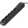 Activejet black power strip with cord ACJ COMBO 5G 1,5M/BEZP.AUTO/CZ