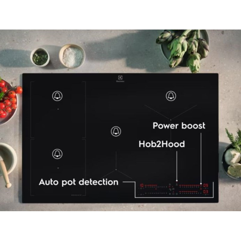 Electrolux Serie 700 EIS62453IZ Black Built-in 60 cm Zone induction hob 4 zone(s) Electrolux Serie 700 EIS62453IZ Black Built-in 60 cm Zone induction hob 4 zone(s)