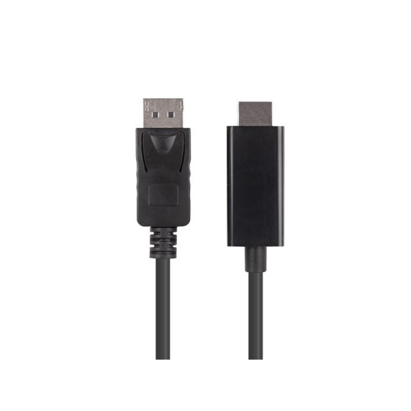 Lanberg CA-DPHD-11CC-0050-BK cable gender changer DisplayPort HDMI Black Lanberg CA-DPHD-11CC-0050-BK cable gender changer DisplayPort HDMI Black