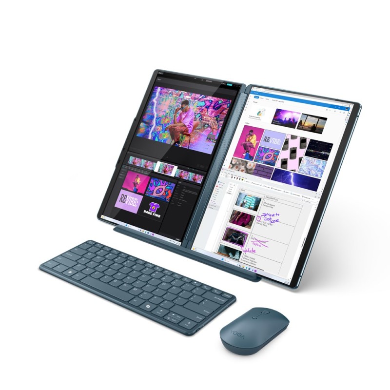 Lenovo Yoga Book 9 13IMU9 Intel Core Ultra 7 155U Hybrid (2-in-1) 33.8 cm (13.3 Lenovo Yoga Book 9 13IMU9 Intel Core Ultra 7 155U Hybrid (2-in-1) 33.8 cm (13.3