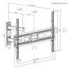 Maclean MC-798N TV Mount, Bracket for TV max VESA 600x400, 37-70 Maclean MC-798N TV Mount, Bracket for TV max VESA 600x400, 37-70