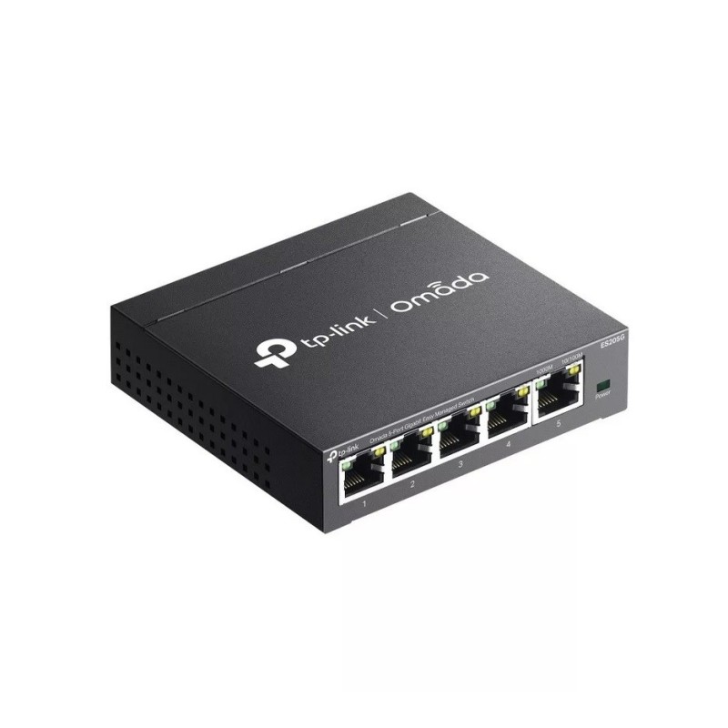 TP-Link Omada ES205G network switch Managed Gigabit Ethernet (10/100/1000) Black TP-Link Omada ES205G network switch Managed Gigabit Ethernet (10/100/1000) Black