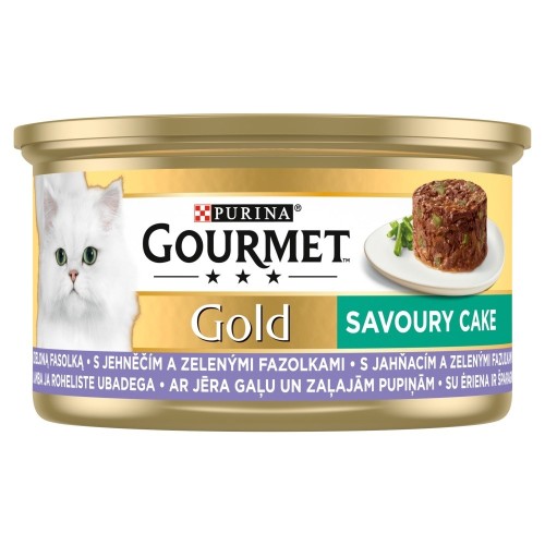 GOURMET GOLD - Savoury Cake with Lamb and Green Beans 85g GOURMET GOLD - Savoury Cake with Lamb and Green Beans 85g