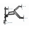 Gembird MA-DA3-01 monitor mount / stand 68.6 cm (27 Gembird MA-DA3-01 monitor mount / stand 68.6 cm (27