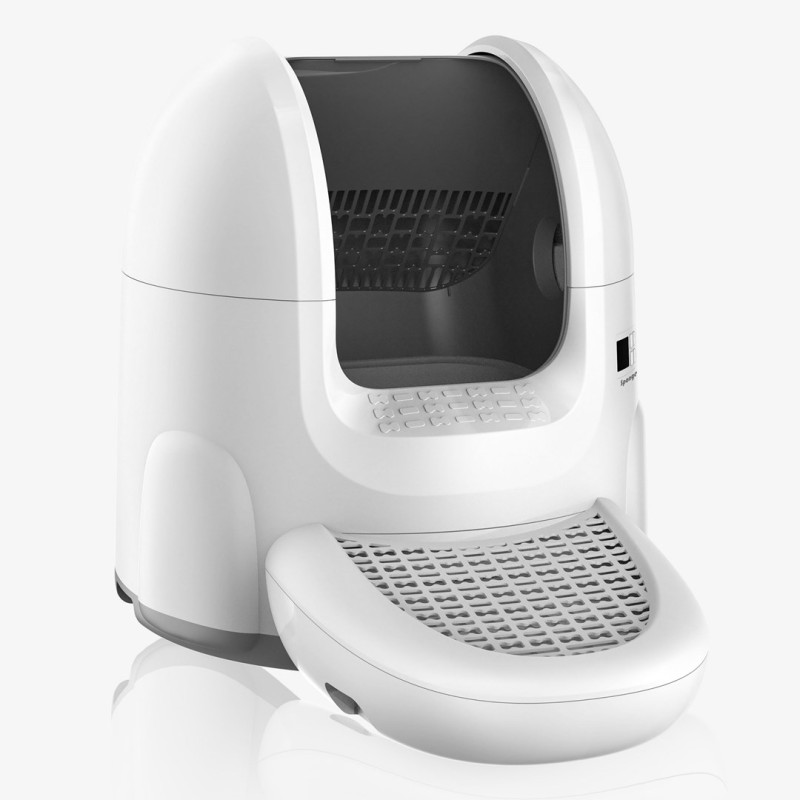 SPONGE Pet Litter Box - self-cleaning litter box