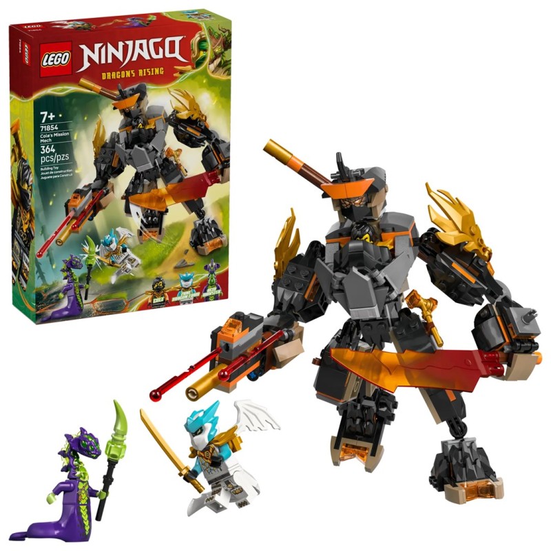LEGO NINJAGO 71854 Cole's Mission Mech and Dragon Zane LEGO NINJAGO 71854 Cole's Mission Mech and Dragon Zane