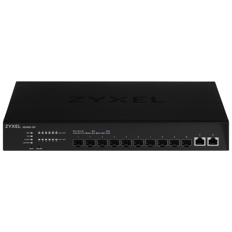 Zyxel XS1930-12F-ZZ0101F network switch Managed L2/L3 Black