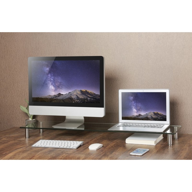 Gembird MS-TABLE-GL-01 Glass monitor stand, large