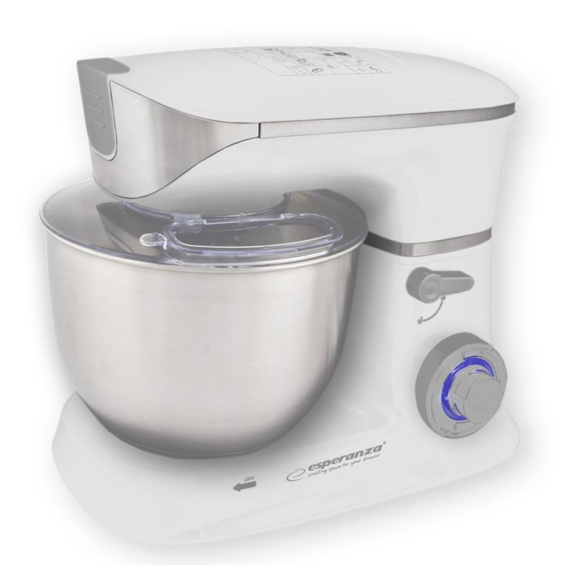 Esperanza EKM025 food processor 5 L Stainless steel,White 1000 W Esperanza EKM025 food processor 5 L Stainless steel,White 1000 W