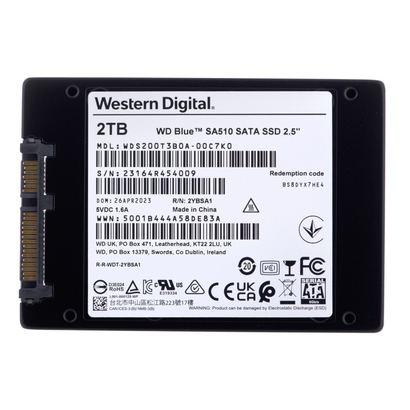 Western Digital Blue SA510 2.5 Western Digital Blue SA510 2.5