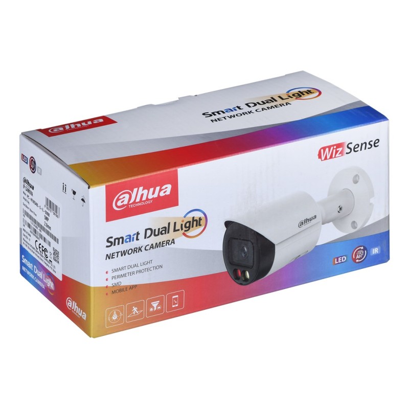 IP Camera DAHUA IPC-HFW2549S-S-IL-0280B White IP Camera DAHUA IPC-HFW2549S-S-IL-0280B White